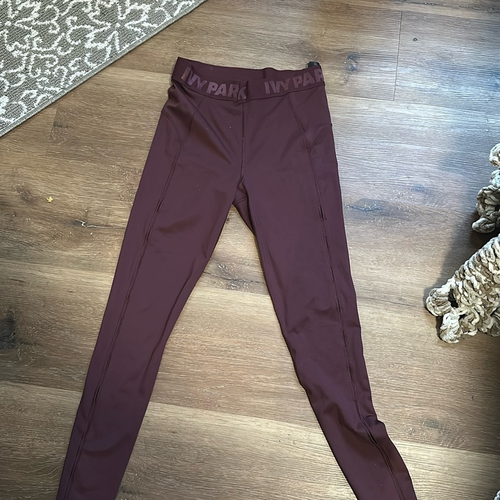 Ivy park burgundy leggings